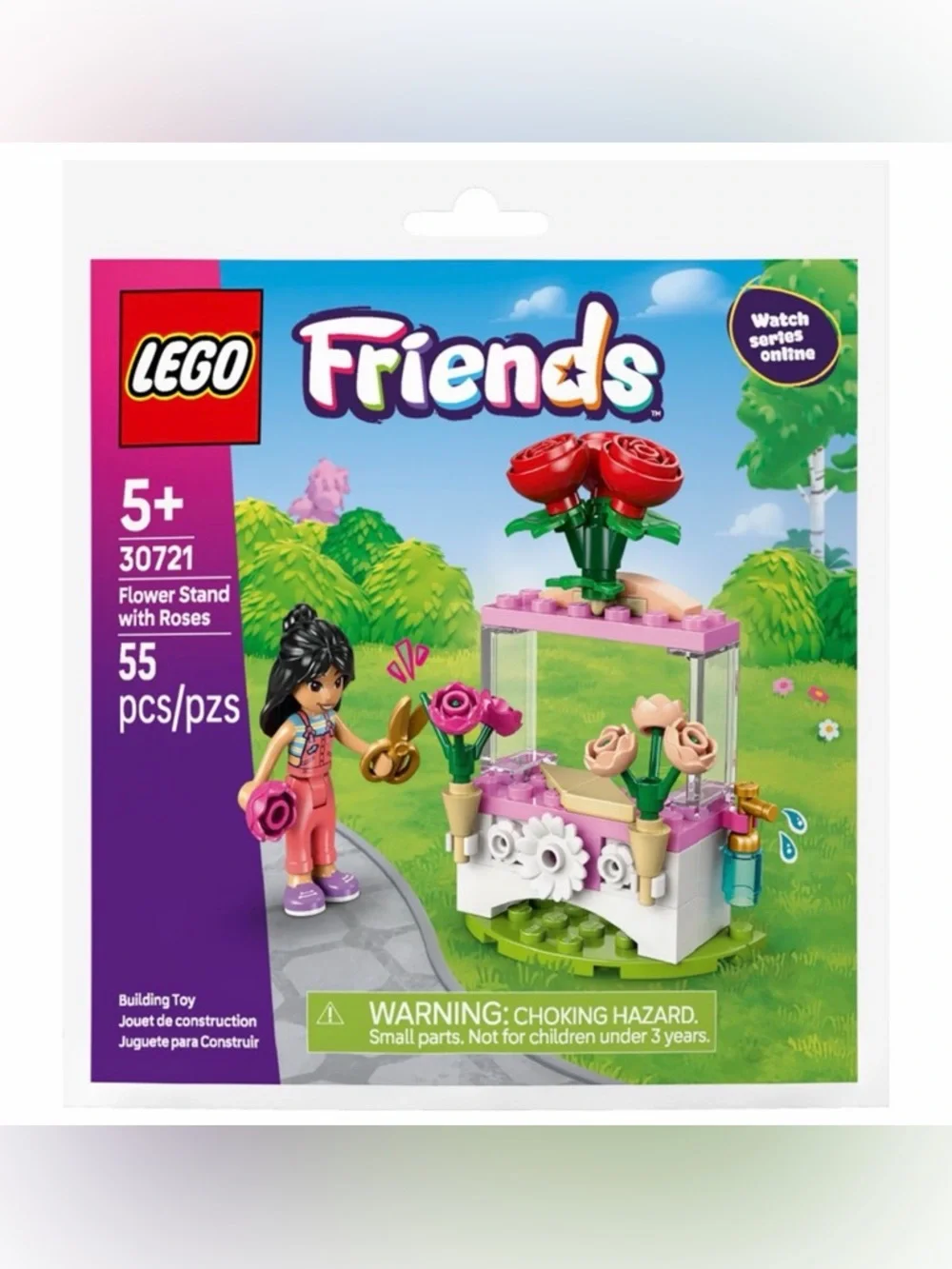 LEGO Friends Flower Stand with Roses Paper Bag 30721 (SEALED) (lot of 25) - Picture 2 of 7